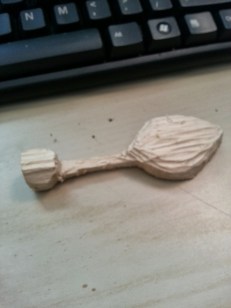 Back of wooden Spoon