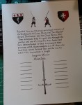 Memorial Tournament Scroll, AS 50,&nbsp;Pennsic